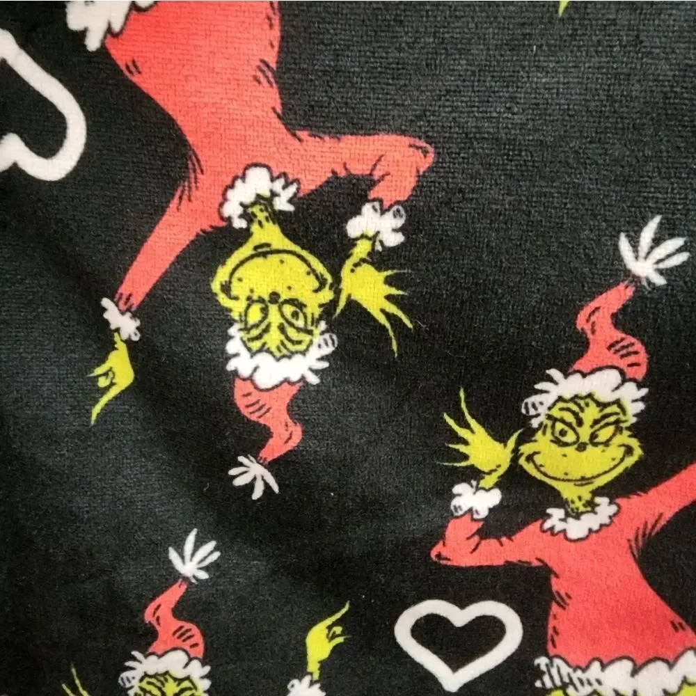 Nwt Unisex Boy Girls Size XS 4/5 The Grinch Christmas Cozy Pajama Set with Socks